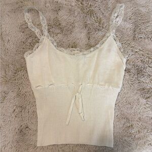 Brandy melville lace tank top